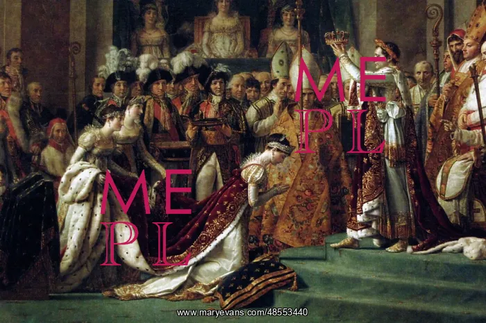 : The Coronation of Napoleon (detail), by Jacques-Louis David : The Coronation of Napoleon (detail), by Jacques-Louis David