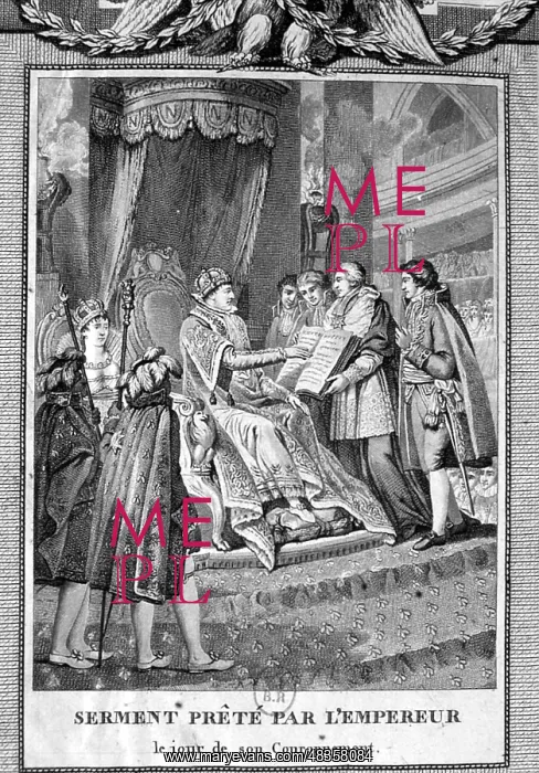 : Coronation of Napoleon I in Notre Dame, Paris : Coronation of Napoleon I in Notre Dame, Paris