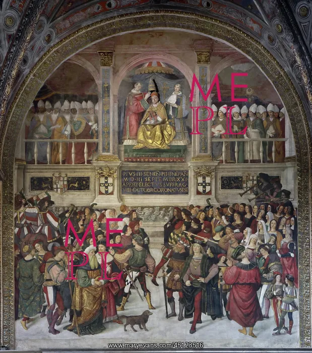 : Coronation of Pope Pius III, Piccolomini Library : Coronation of Pope Pius III, Piccolomini Library