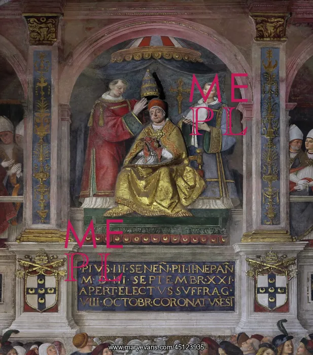 : Coronation of Pope Pius III, Piccolomini Library : Coronation of Pope Pius III, Piccolomini Library