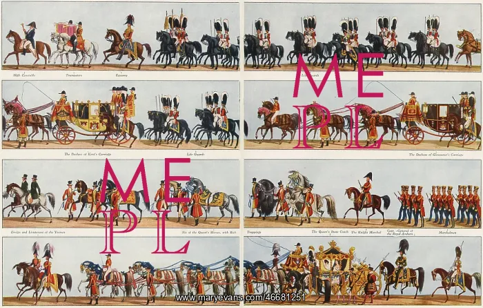 : Coronation Procession of Queen Victoria : Coronation Procession of Queen Victoria