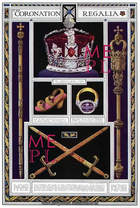 : Coronation regalia : Coronation regalia