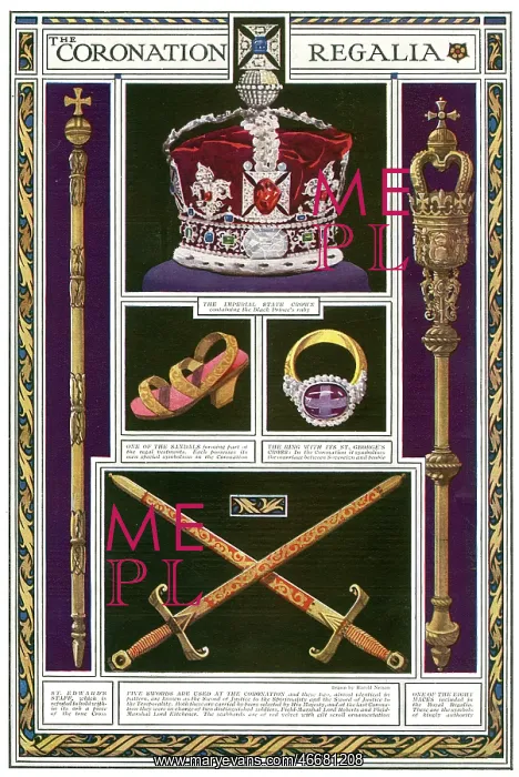 : Coronation regalia : Coronation regalia