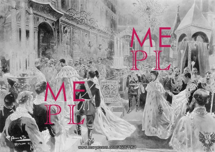 : The coronation of Tsar Nicholas II : The coronation of Tsar Nicholas II