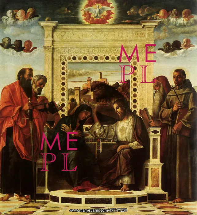 : The Coronation of the Virgin, by Bellini : The Coronation of the Virgin, by Bellini