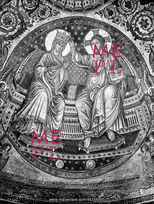 : Coronation of the Virgin by Jacopo Torriti : Coronation of the Virgin by Jacopo Torriti