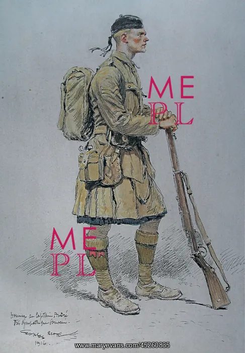 : A Corporal of the 1st / 9th Battalion Highland Light Infantry : A Corporal of the 1st / 9th Battalion Highland Light Infantry