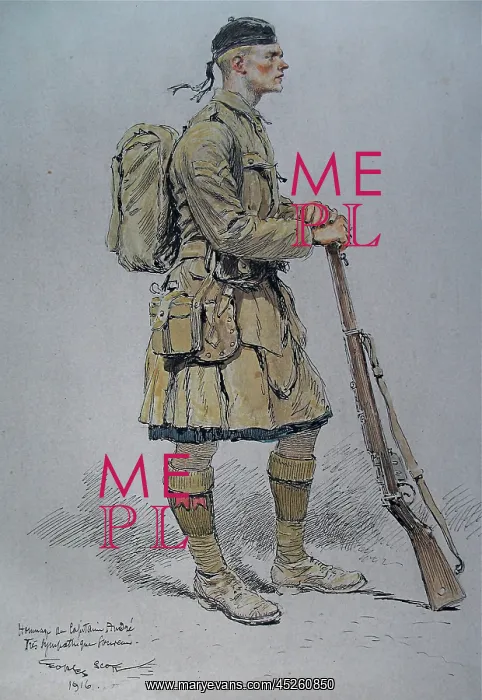 : A Corporal of the 1st / 9th Battalion Highland Light Infantry : A Corporal of the 1st / 9th Battalion Highland Light Infantry