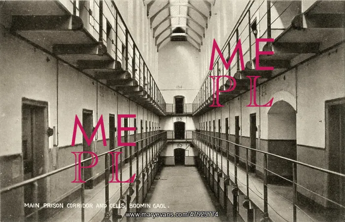 : Corridor and cell doors, Bodmin Gaol, Cornwall : Corridor and cell doors, Bodmin Gaol, Cornwall