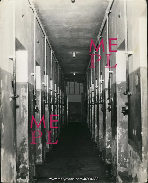: Corridor of cells, Buchenwald concentration camp, Germany : Corridor of cells, Buchenwald concentration camp, Germany