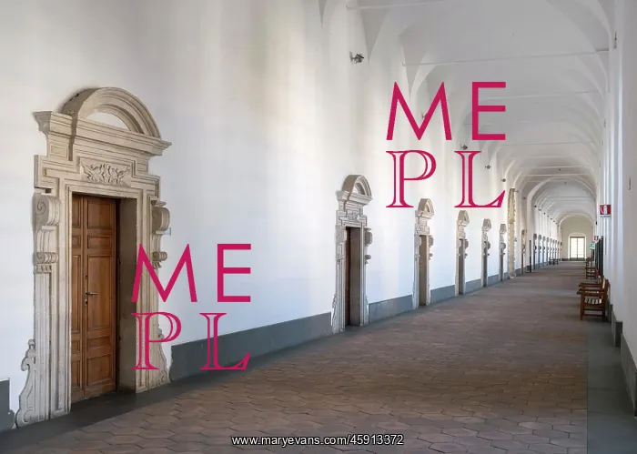 : Corridor, Monastery of San Nicolo l'Arena, Catania, Sicily : Corridor, Monastery of San Nicolo l'Arena, Catania, Sicily