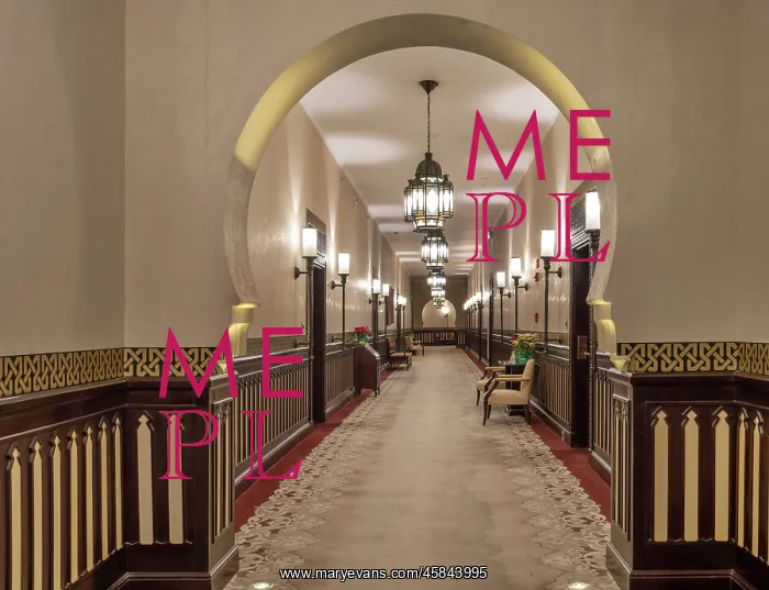 : Corridor, Old Cataract Hotel, Aswan, Egypt : Corridor, Old Cataract Hotel, Aswan, Egypt