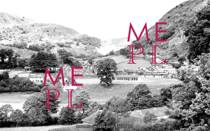  : Corris, Village and Cader Idris c1960