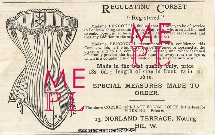 : CORSET ADVERT : CORSET ADVERT