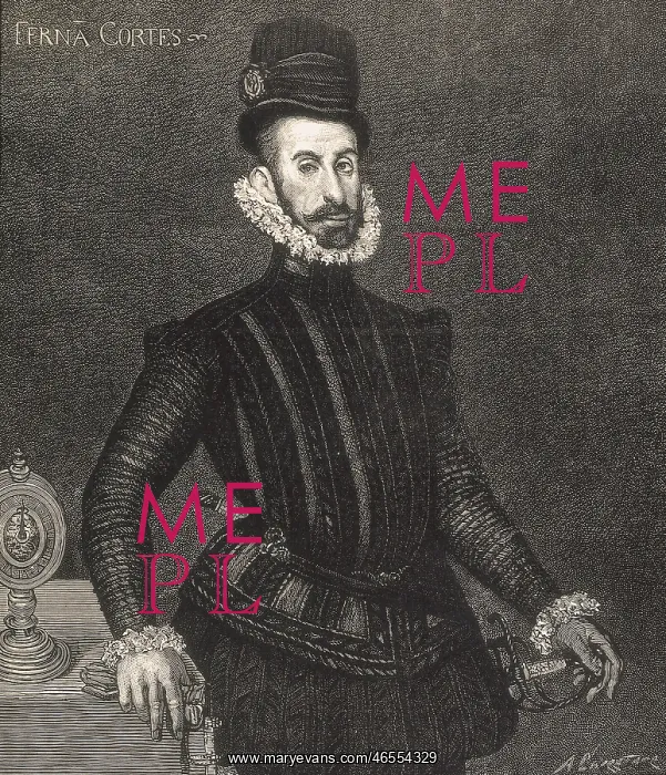 : CORTES, Hernan (1485-1547). Spanish conqueror : CORTES, Hernan (1485-1547). Spanish conqueror