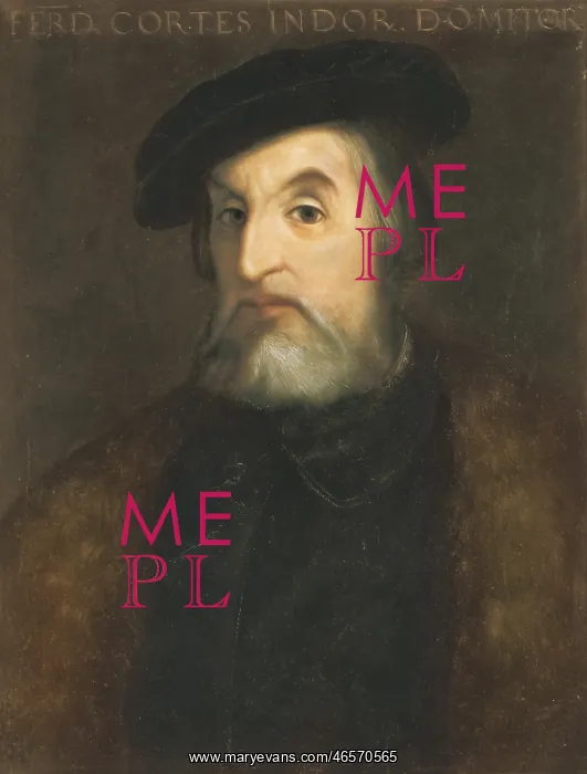 : CORTES, Hernan (1485-1547). Spanish conqueror : CORTES, Hernan (1485-1547). Spanish conqueror