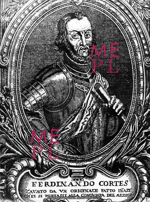 : Cortes, Hernan, 1485 - 2.12.1547, Spanish conquistador : Cortes, Hernan, 1485 - 2.12.1547, Spanish conquistador