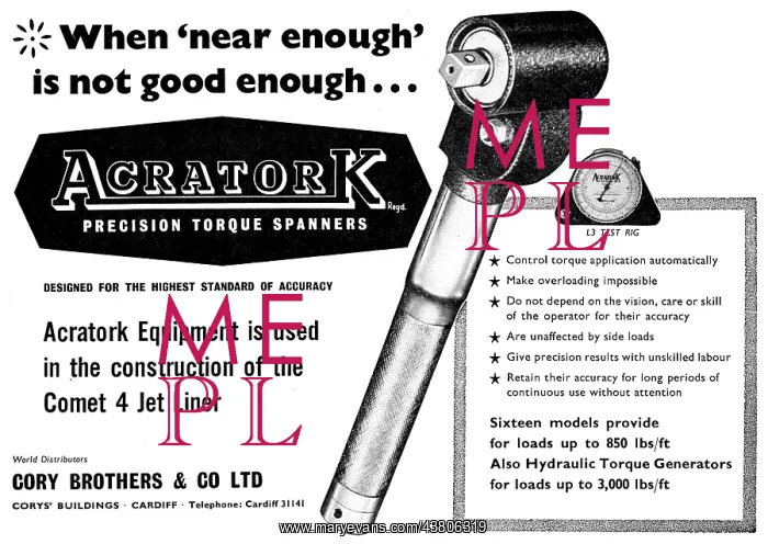 : Cory Brothers Acratork Torque Wrenches : Cory Brothers Acratork Torque Wrenches