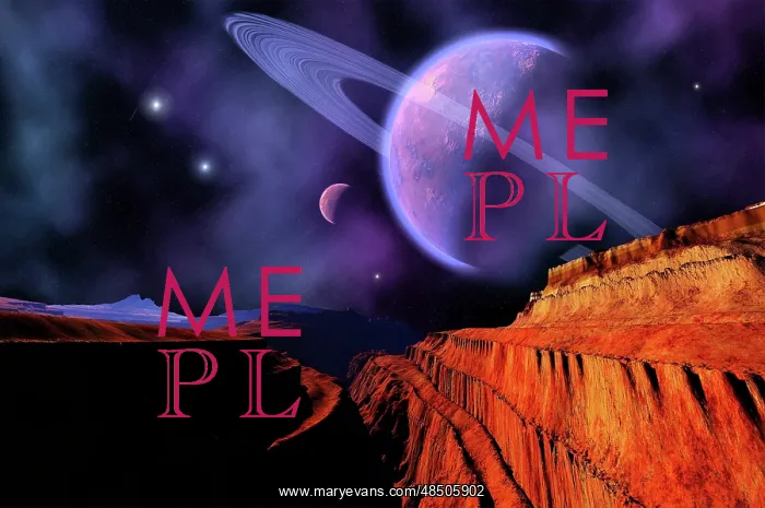 : Cosmic landscape of another planet : Cosmic landscape of another planet