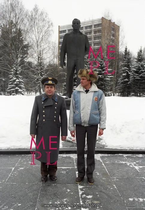 : Cosmonauts Anatoly Solovyev and Sergei Avdeev, 1993 : Cosmonauts Anatoly Solovyev and Sergei Avdeev, 1993