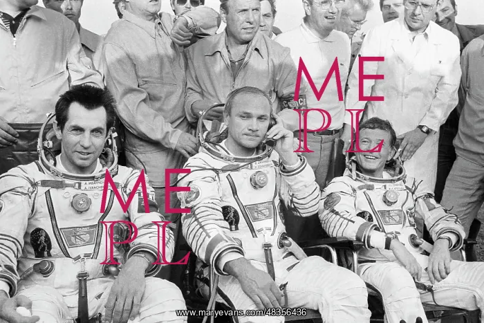 : Cosmonauts after landing, 1982 : Cosmonauts after landing, 1982