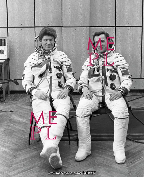 : Cosmonauts Leonid Popov and Valery Ryumin, 1980 : Cosmonauts Leonid Popov and Valery Ryumin, 1980