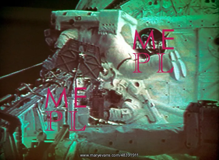 : Cosmonauts performing extravehicular activity, 1997 : Cosmonauts performing extravehicular activity, 1997
