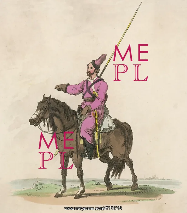  : A Cossack of the Urals on Horse