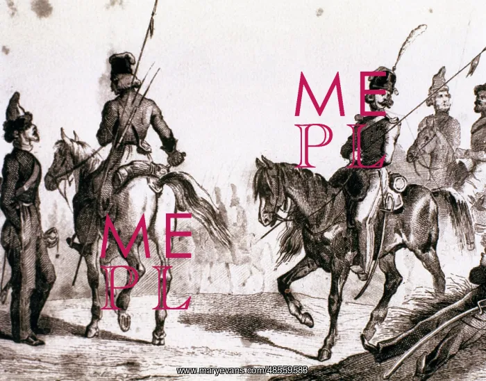 : Cossacks. Engraving : Cossacks. Engraving