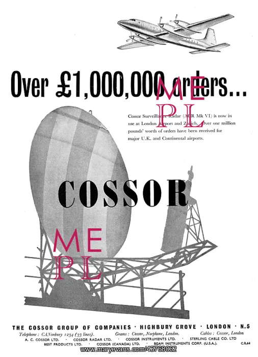 : Cossor ACR Mk VI Surveillance Radar : Cossor ACR Mk VI Surveillance Radar
