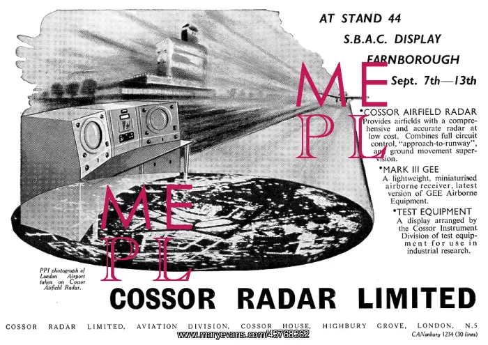: Cossor Radar : Cossor Radar