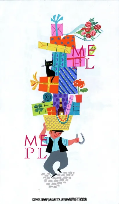 : Costerman with parcels in basket on head : Costerman with parcels in basket on head