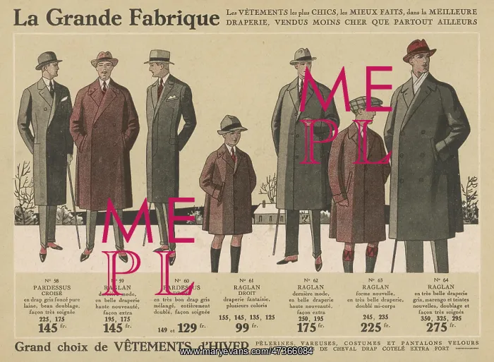 : Costs - Men - Boys 1926 : Costs - Men - Boys 1926