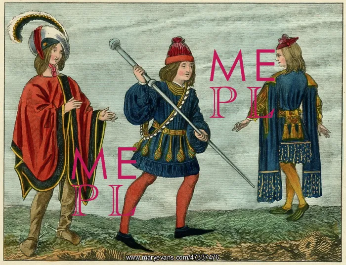 : Costume of 15th century : Costume of 15th century