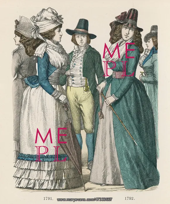 : Costume 1791-1792 : Costume 1791-1792