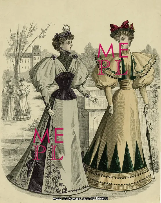 : Costume of 1890s : Costume of 1890s