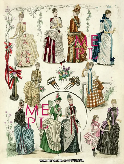 : Costume August 1886 : Costume August 1886