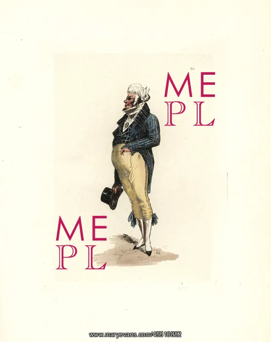 : Costume of a bourgeois man : Costume of a bourgeois man