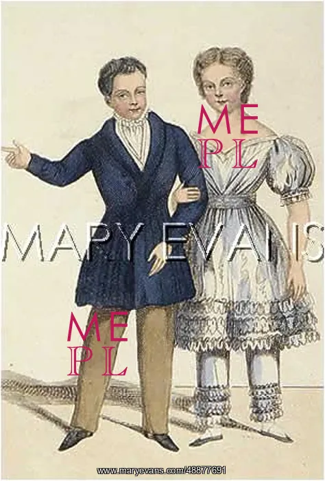 : COSTUME BOY & GIRL 1830 : COSTUME BOY & GIRL 1830
