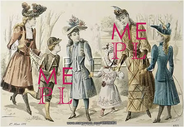 : Costume children 1891 : Costume children 1891