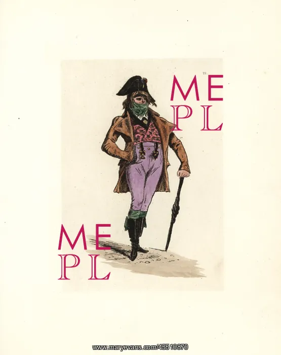 : Costume of a Commis Marchand, Incroyable : Costume of a Commis Marchand, Incroyable