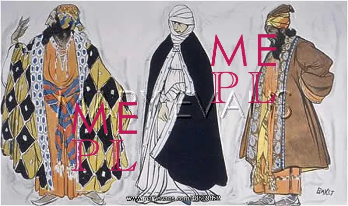 : Costume designs by Bakst : Costume designs by Bakst