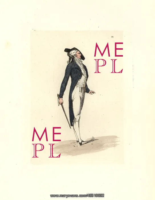 : Costume of an emigre : Costume of an emigre