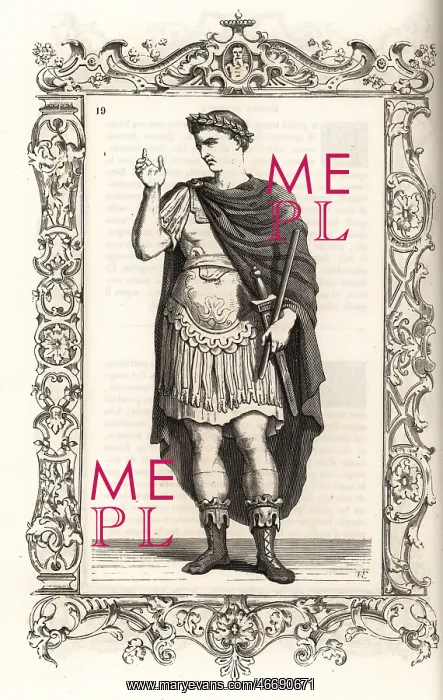 : Costume of an emperor of ancient Rome : Costume of an emperor of ancient Rome
