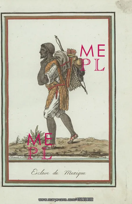: Costume of an enslaved man of the ancient Aztec people : Costume of an enslaved man of the ancient Aztec people