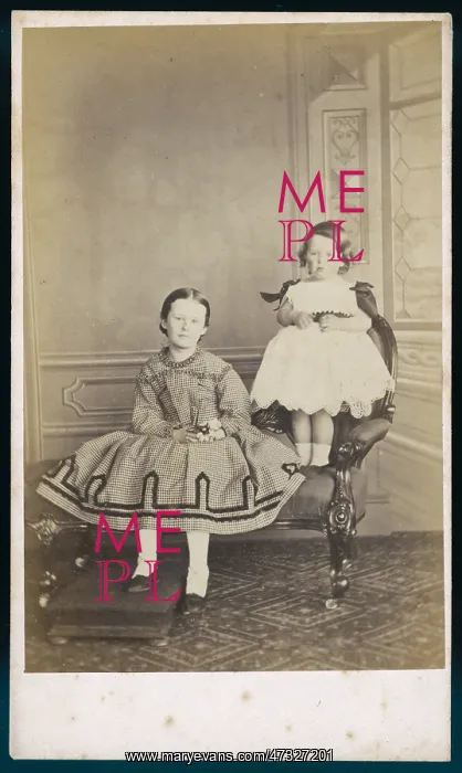 : COSTUME / GIRLS / 1860S : COSTUME / GIRLS / 1860S