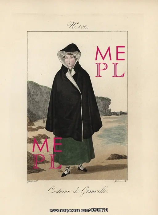  : Costume of Granville This cape is called a