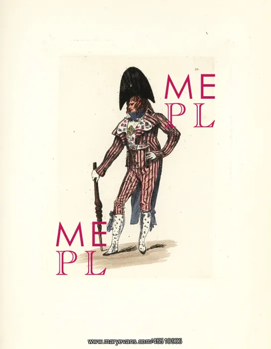 : Costume of an Incroyable : Costume of an Incroyable