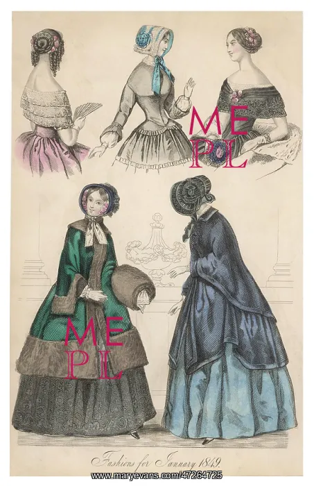: Costume January 1849 : Costume January 1849