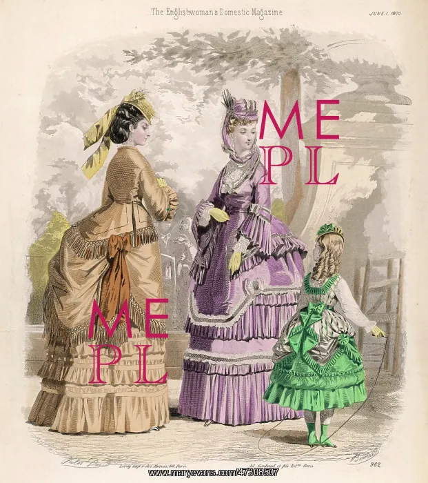 : Costume June 1870 : Costume June 1870
